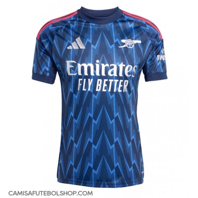 Camisa de time de futebol Arsenal Cristhian Mosquera #3 Replicas 2º Equipamento 2025-26 Manga Curta Camisa de time de futebol Arsenal Cristhian Mosquera #3 Replicas 2º Equipamento 2025-26 Manga Curta